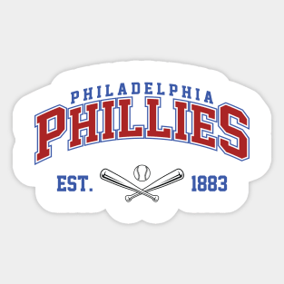 Retro Phillies Sticker